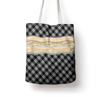 Black Palaka Hawaii Leis Elegant Vibes Tote Bag