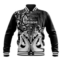 Personalised New Zealand Baseball Jacket Te Manaia Mangopare Maori And Fern Black Style LT14 Unisex Black - Polynesian Pride
