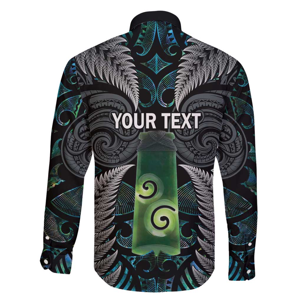 Personalised New Zealand Toki Family Matching Tank Maxi Dress and Hawaiian Shirt Silver Fern Mix Aotearoa Maori Pattern