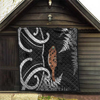 New Zealand Maripi Quilt Silver Fern Mix Aotearoa Maori Pattern