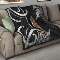 New Zealand Maripi Quilt Silver Fern Mix Aotearoa Maori Pattern