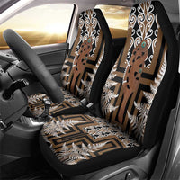 New Zealand Car Seat Cover Maori Maripi Knife With Poutama Art LT14 - Polynesian Pride