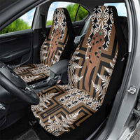 New Zealand Car Seat Cover Maori Maripi Knife With Poutama Art LT14 - Polynesian Pride