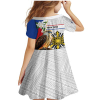 Personalised Philippines Eagle Family Matching Mermaid Dress and Hawaiian Shirt Filipino Sun Mix Sampaguita Flower