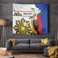 Personalised Philippines Eagle Tapestry Filipino Sun Mix Sampaguita Flower LT14 - Polynesian Pride