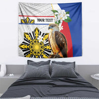 Personalised Philippines Eagle Tapestry Filipino Sun Mix Sampaguita Flower LT14 - Polynesian Pride