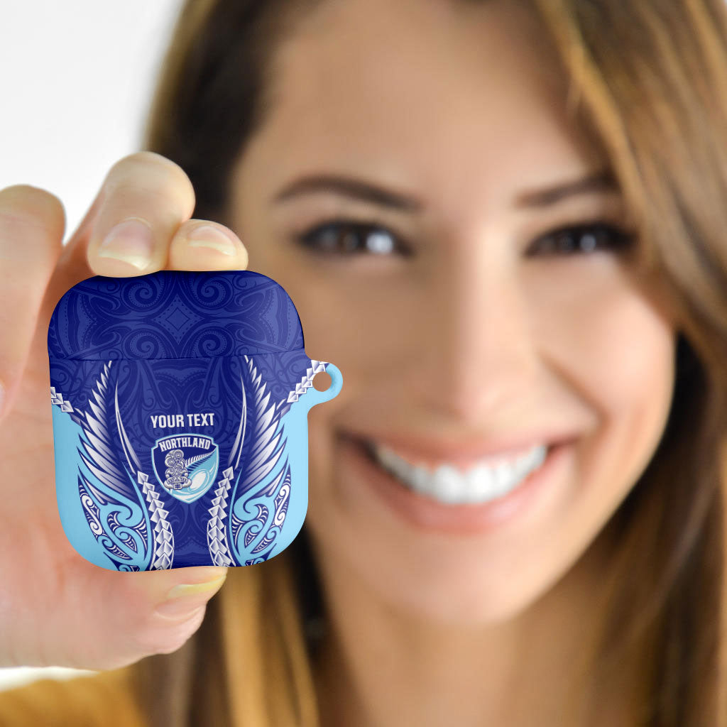 Northland 2026 Rugby Custom AirPods Case NZ Maori Silver Fern LT14 - Polynesian Pride