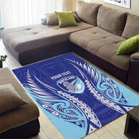 Northland 2026 Rugby Custom Area Rug NZ Maori Silver Fern