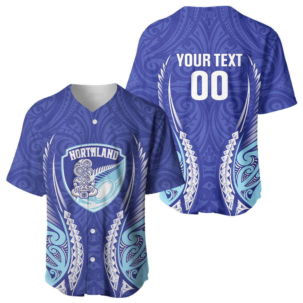 Northland 2026 Rugby Custom Baseball Jersey NZ Maori Silver Fern