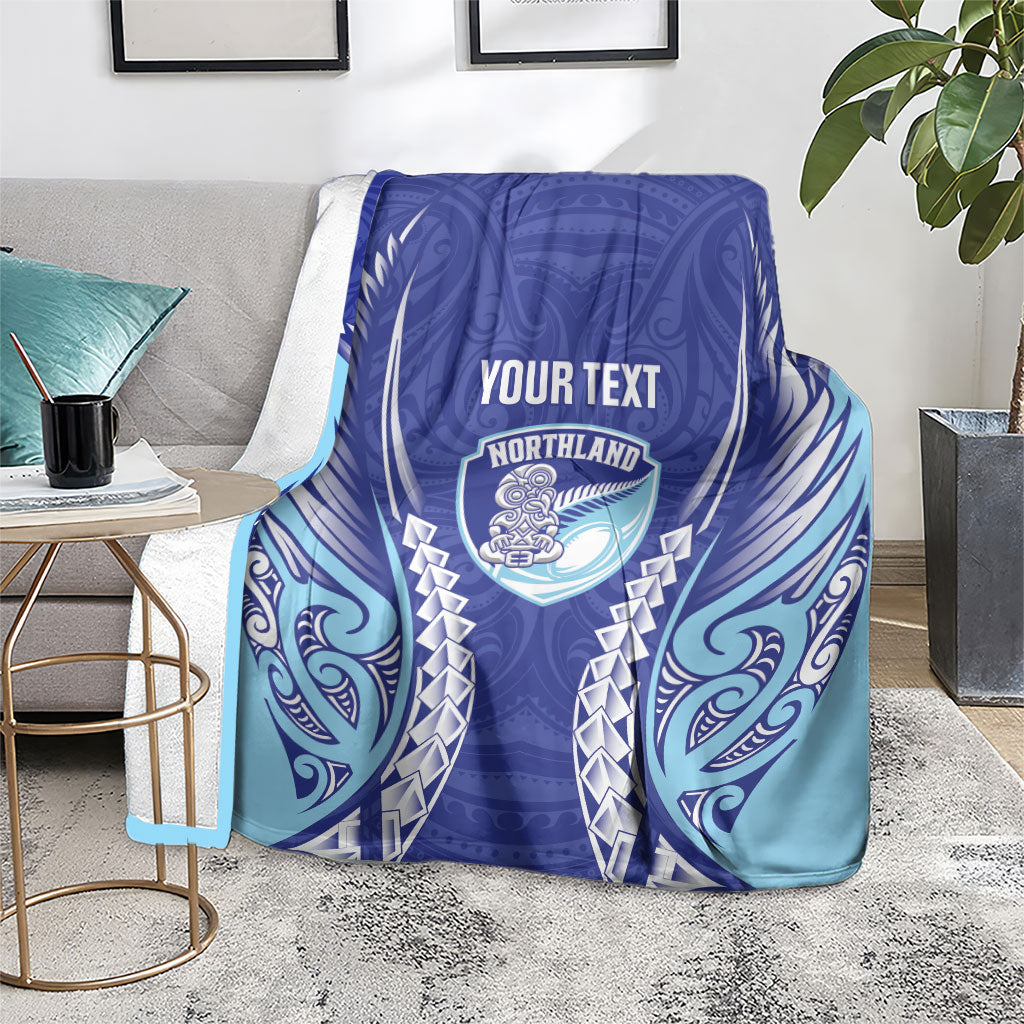 Northland 2026 Rugby Custom Blanket NZ Maori Silver Fern