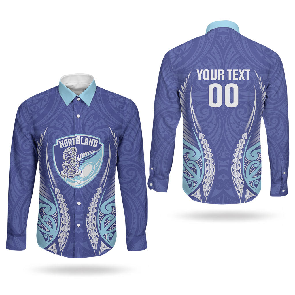 Northland 2026 Rugby Custom Couples Matching Puletasi and Long Sleeve Button Shirt NZ Maori Silver Fern LT14 - Polynesian Pride