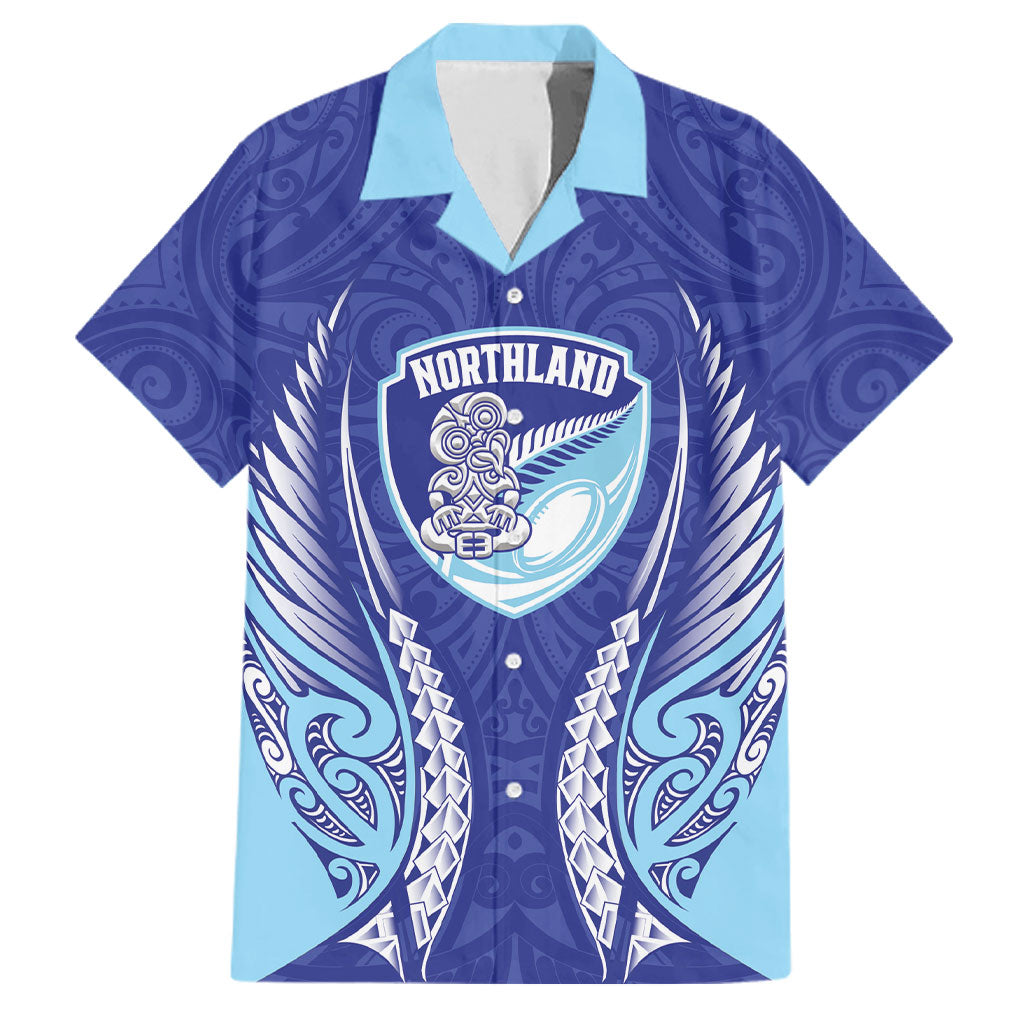 Northland 2026 Rugby Custom Family Matching Summer Maxi Dress and Hawaiian Shirt NZ Maori Silver Fern