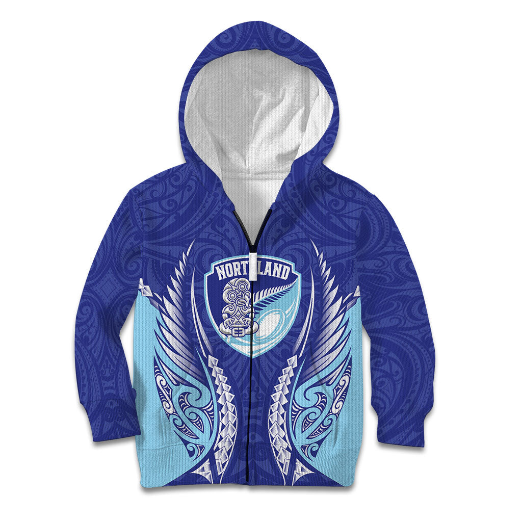 Northland 2026 Rugby Custom Kid Hoodie NZ Maori Silver Fern