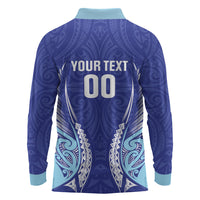 Northland 2026 Rugby Custom Long Sleeve Polo Shirt NZ Maori Silver Fern