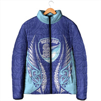 Northland 2026 Rugby Custom Padded Jacket NZ Maori Silver Fern