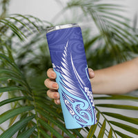 Northland 2026 Rugby Custom Skinny Tumbler NZ Maori Silver Fern LT14 - Polynesian Pride