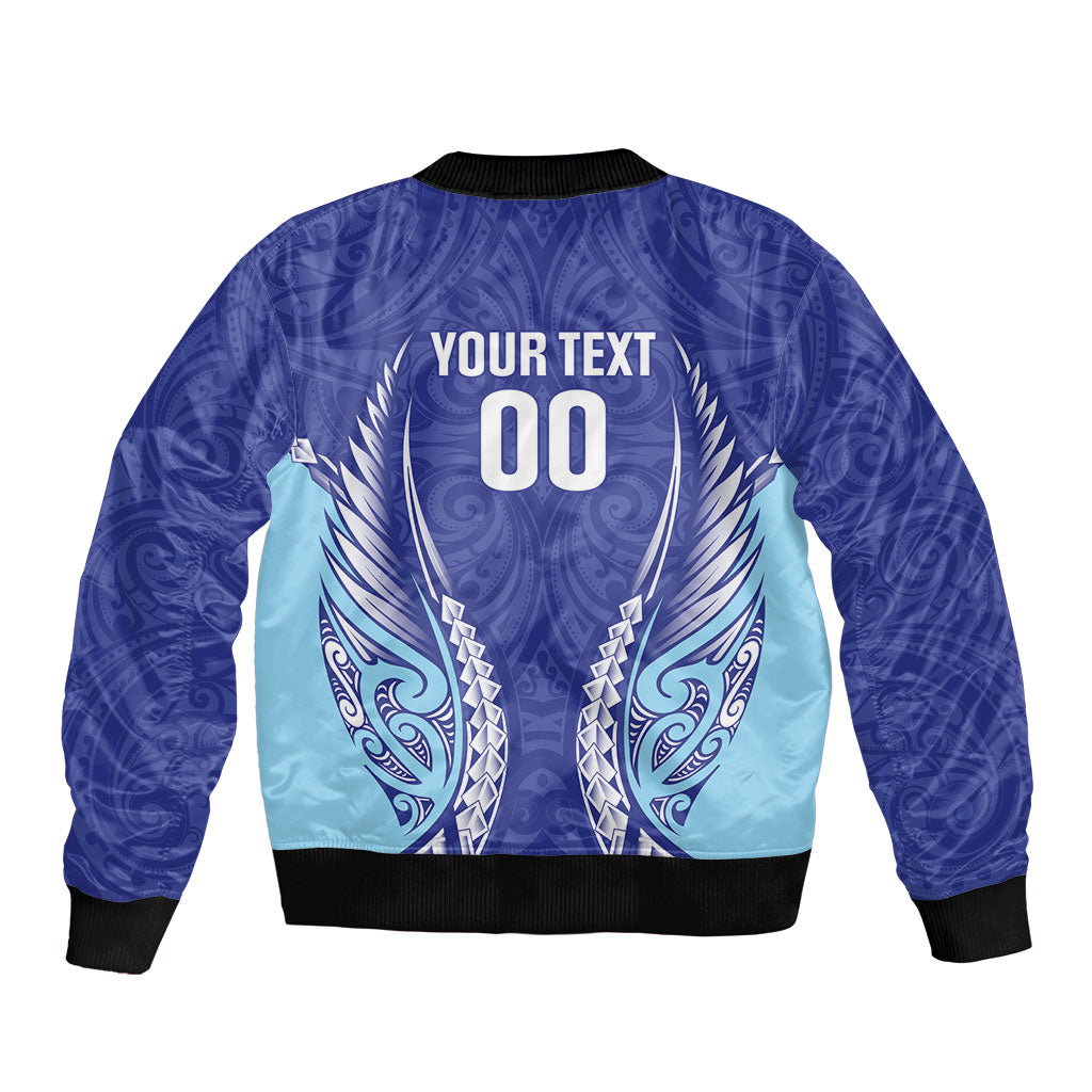 Northland 2026 Rugby Custom Sleeve Zip Bomber Jacket NZ Maori Silver Fern LT14 - Polynesian Pride