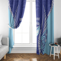 Northland 2026 Rugby Custom Window Curtain NZ Maori Silver Fern