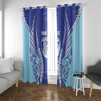 Northland 2026 Rugby Custom Window Curtain NZ Maori Silver Fern