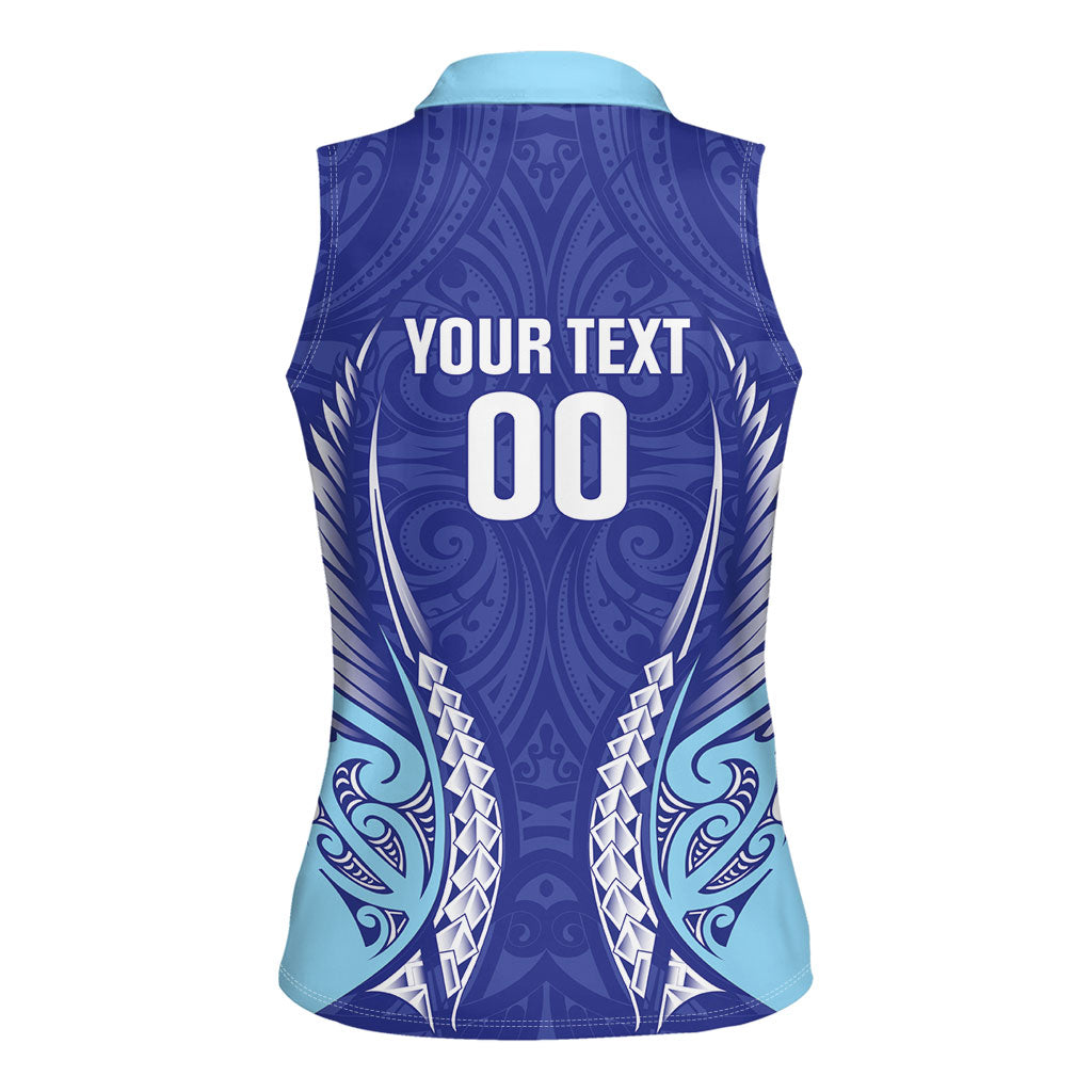 Northland 2026 Rugby Custom Women Sleeveless Polo Shirt NZ Maori Silver Fern LT14 - Polynesian Pride