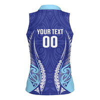 Northland 2026 Rugby Custom Women Sleeveless Polo Shirt NZ Maori Silver Fern LT14 - Polynesian Pride