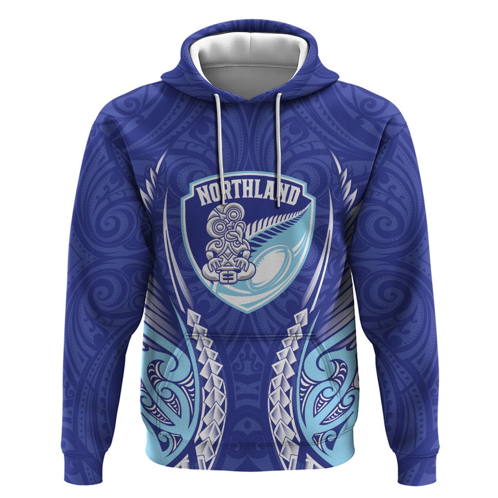 Northland 2026 Rugby Custom Zip Hoodie NZ Maori Silver Fern