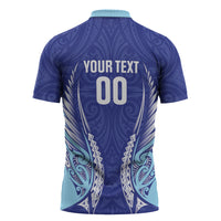 Northland 2026 Rugby Custom Zipper Polo Shirt NZ Maori Silver Fern