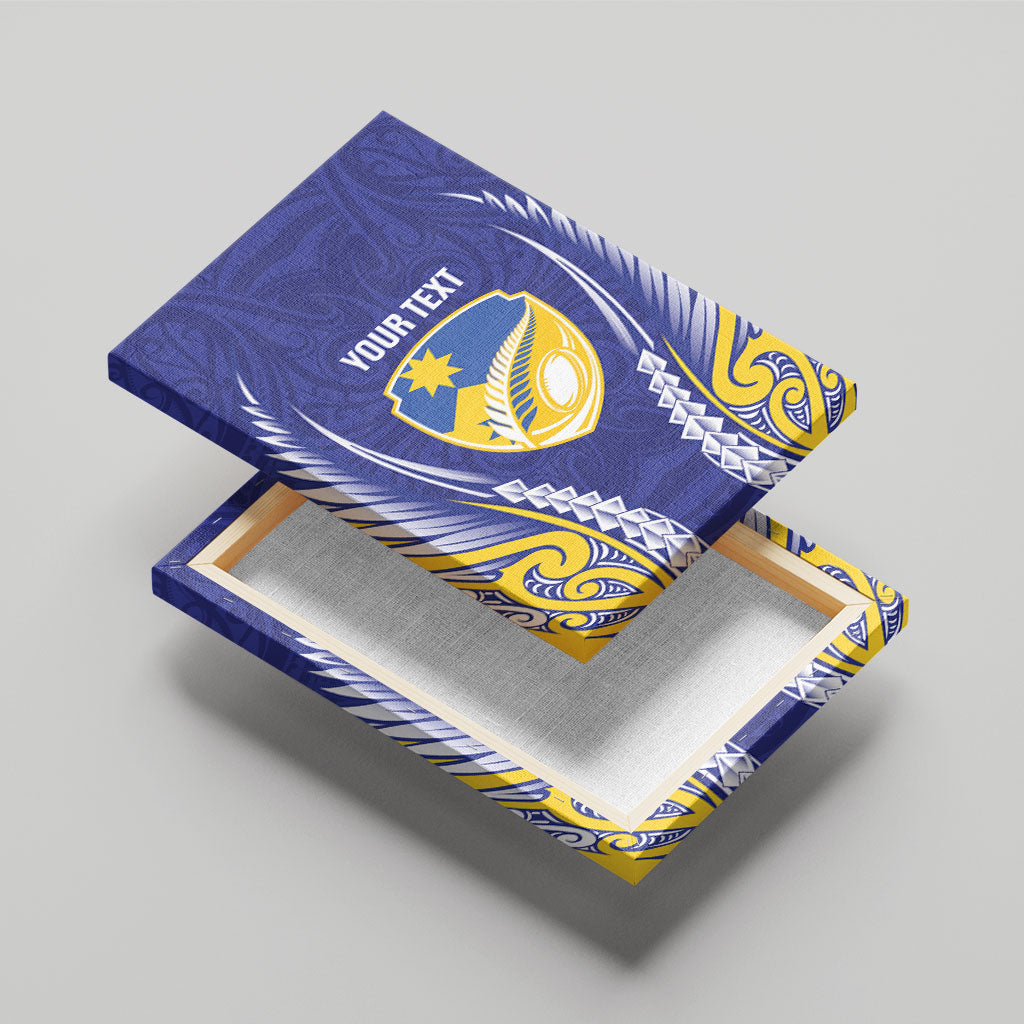 Otago 2026 Rugby Custom Canvas Wall Art NZ Maori Silver Fern