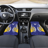 Otago 2026 Rugby Custom Car Mats NZ Maori Silver Fern