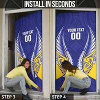 Otago 2026 Rugby Custom Door Cover NZ Maori Silver Fern