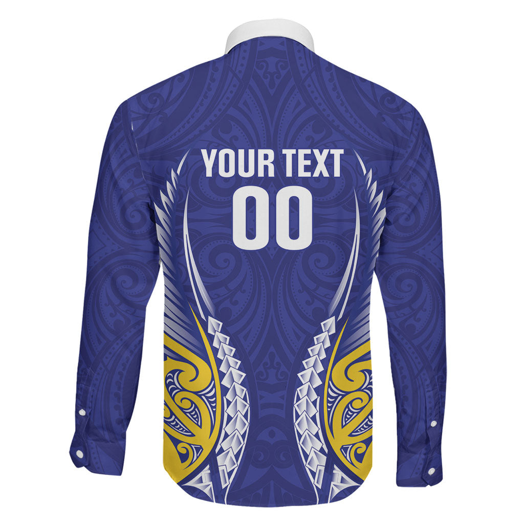 Otago 2026 Rugby Custom Family Matching Off The Shoulder Long Sleeve Dress and Hawaiian Shirt NZ Maori Silver Fern