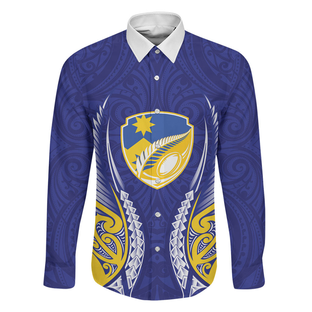 Otago 2026 Rugby Custom Family Matching Off Shoulder Short Dress and Hawaiian Shirt NZ Maori Silver Fern
