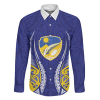 Otago 2026 Rugby Custom Family Matching Tank Maxi Dress and Hawaiian Shirt NZ Maori Silver Fern