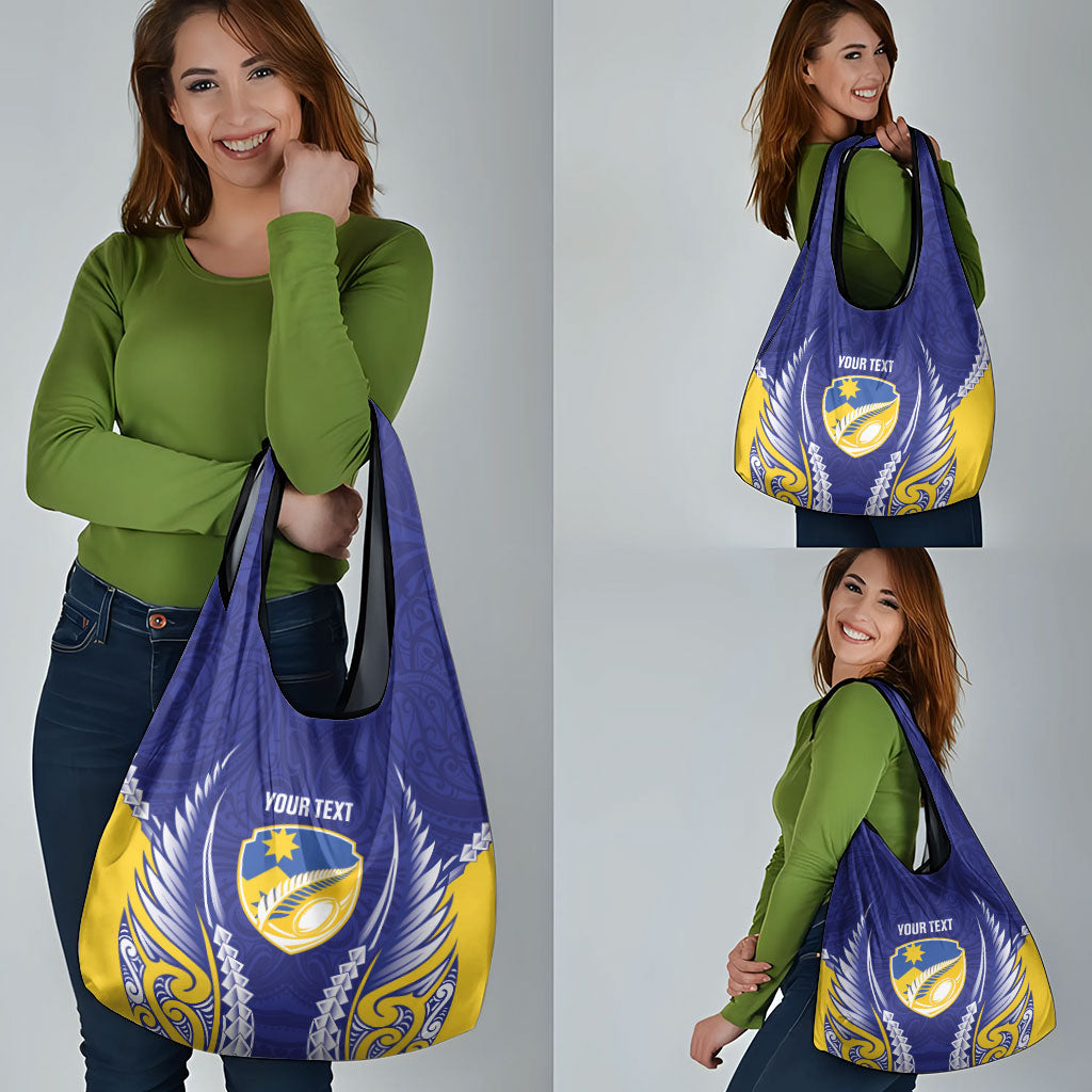 Otago 2026 Rugby Custom Grocery Bag NZ Maori Silver Fern