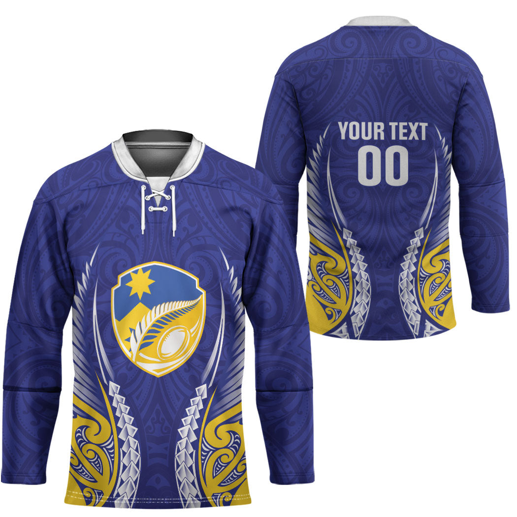 Otago 2026 Rugby Custom Hockey Jersey NZ Maori Silver Fern