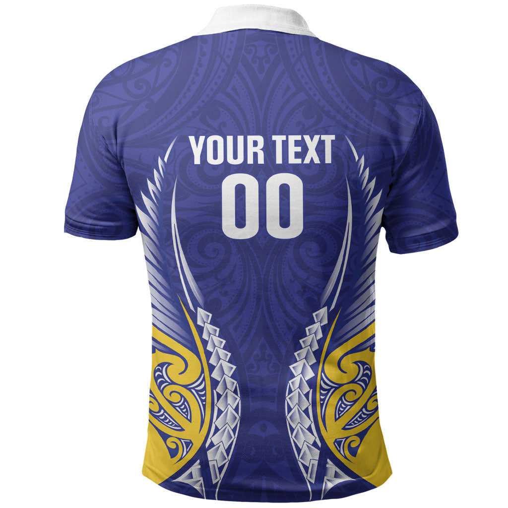 Otago 2026 Rugby Custom Polo Shirt NZ Maori Silver Fern LT14 - Polynesian Pride