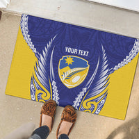 Otago 2026 Rugby Custom Rubber Doormat NZ Maori Silver Fern