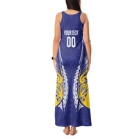 Otago 2026 Rugby Custom Tank Maxi Dress NZ Maori Silver Fern