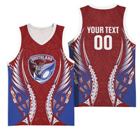 Southland 2026 Rugby Custom Basketball Jersey NZ Maori Silver Fern