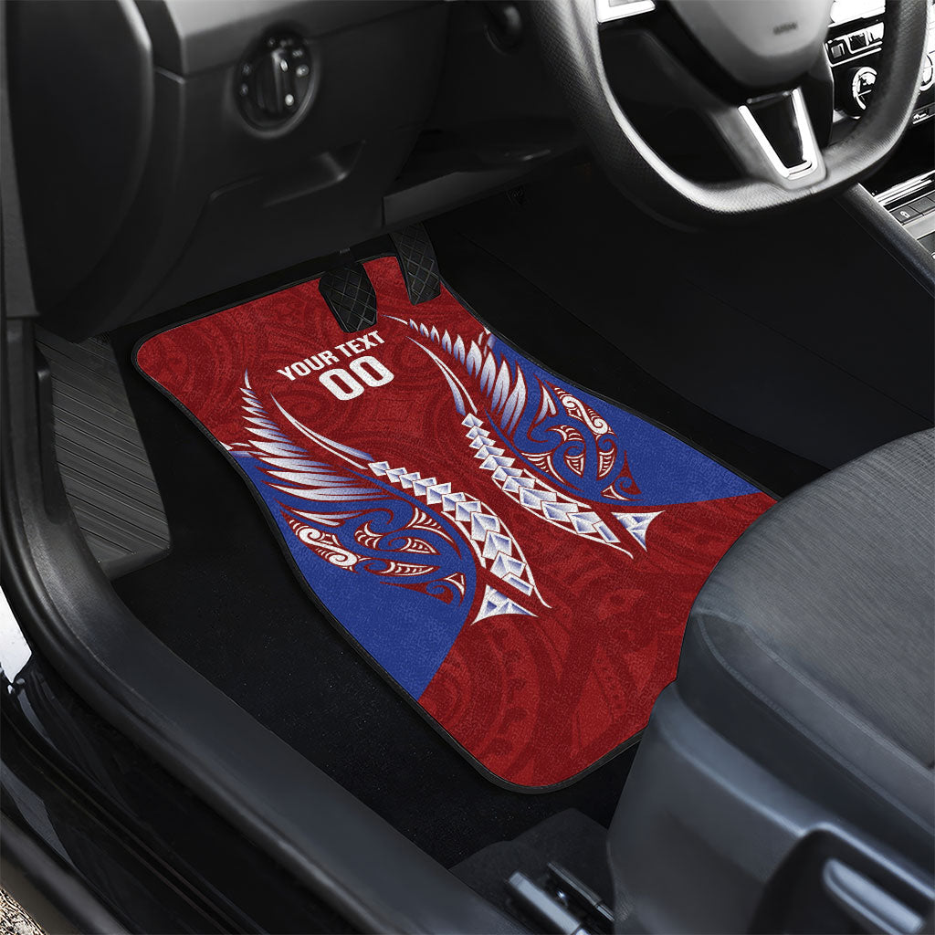 Southland 2026 Rugby Custom Car Mats NZ Maori Silver Fern LT14 - Polynesian Pride