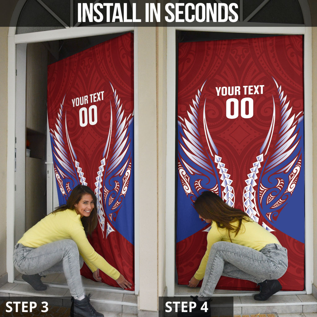 Southland 2026 Rugby Custom Door Cover NZ Maori Silver Fern