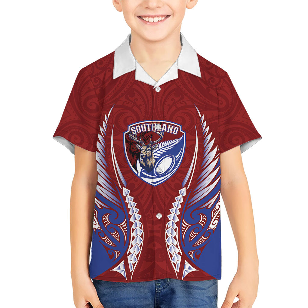Southland 2026 Rugby Custom Family Matching Tank Maxi Dress and Hawaiian Shirt NZ Maori Silver Fern
