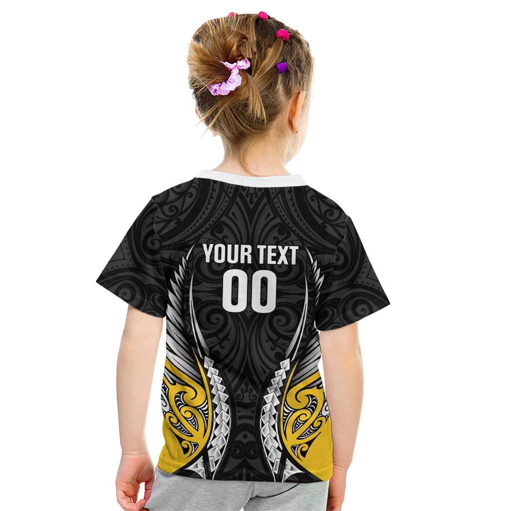 Taranaki 2026 Rugby Custom Kid T Shirt NZ Maori Silver Fern