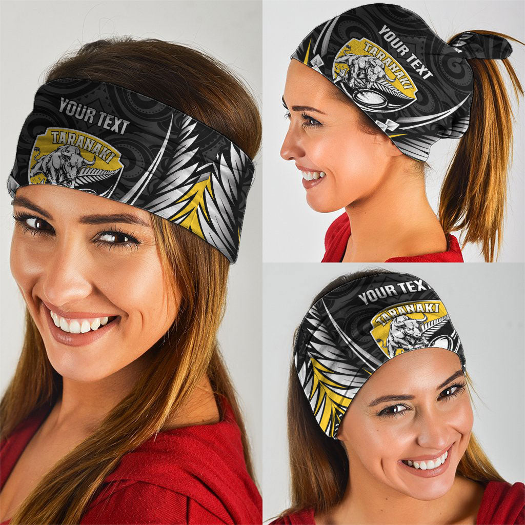Taranaki 2026 Rugby Custom Neck Gaiter NZ Maori Silver Fern