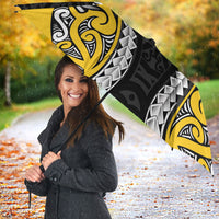 Taranaki 2026 Rugby Custom Umbrella NZ Maori Silver Fern