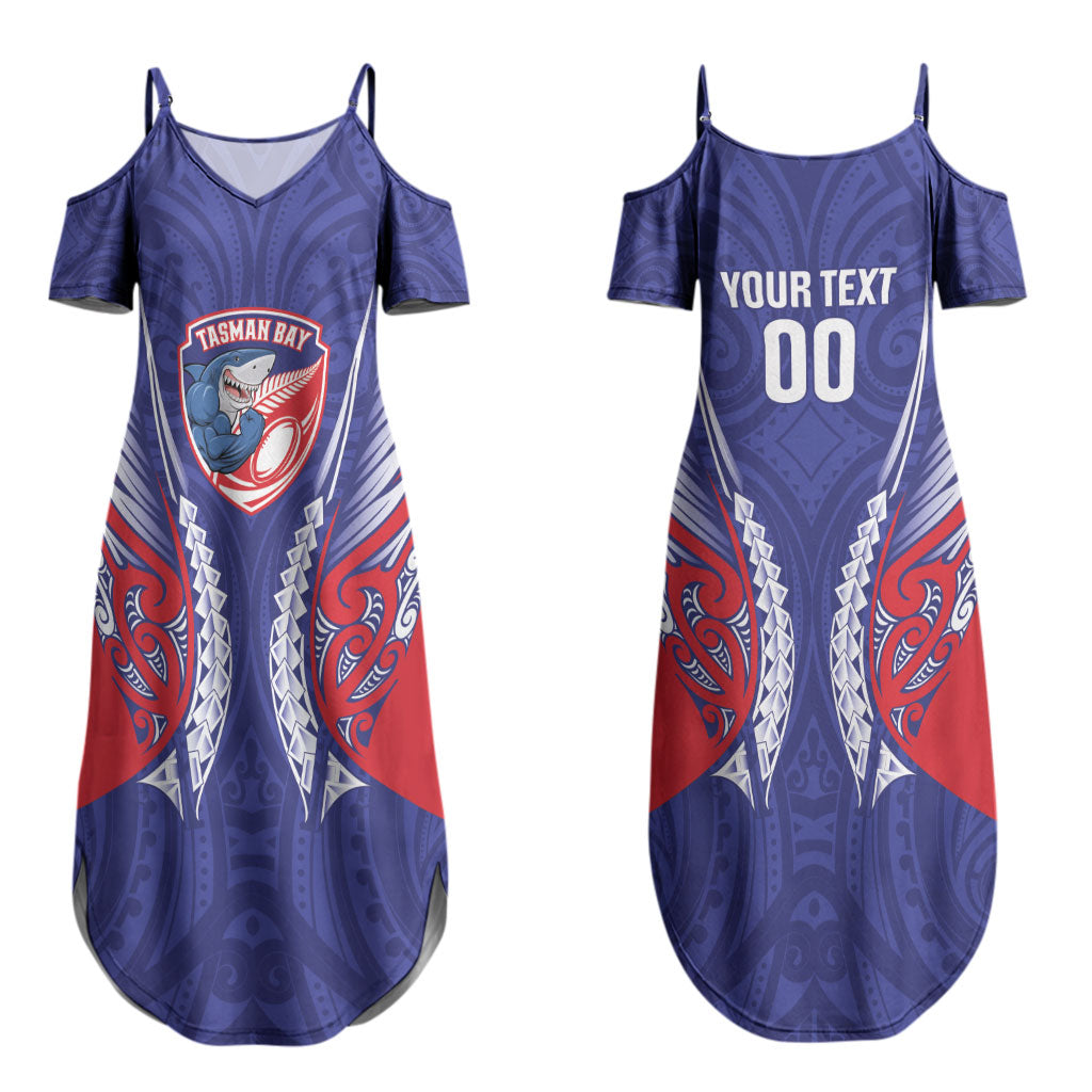 Tasman Bay 2026 Rugby Custom Couples Matching Summer Maxi Dress and Long Sleeve Button Shirt NZ Maori Silver Fern LT14 - Polynesian Pride