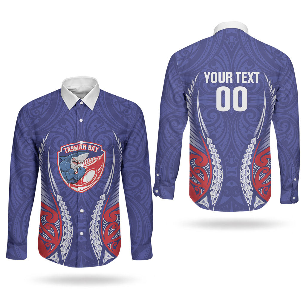 Tasman Bay 2026 Rugby Custom Couples Matching Tank Maxi Dress and Long Sleeve Button Shirt NZ Maori Silver Fern LT14 - Polynesian Pride