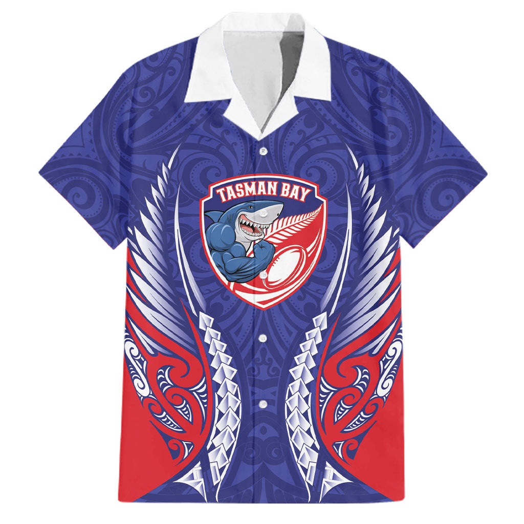 Tasman Bay 2026 Rugby Custom Family Matching Summer Maxi Dress and Hawaiian Shirt NZ Maori Silver Fern