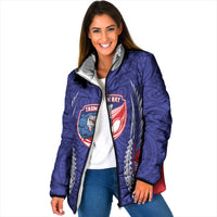 Tasman Bay 2026 Rugby Custom Padded Jacket NZ Maori Silver Fern