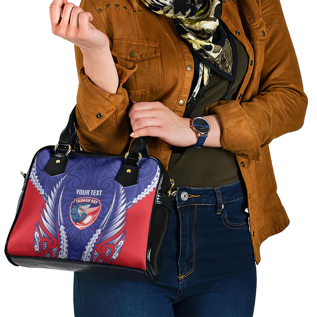 Tasman Bay 2026 Rugby Custom Shoulder Handbag NZ Maori Silver Fern